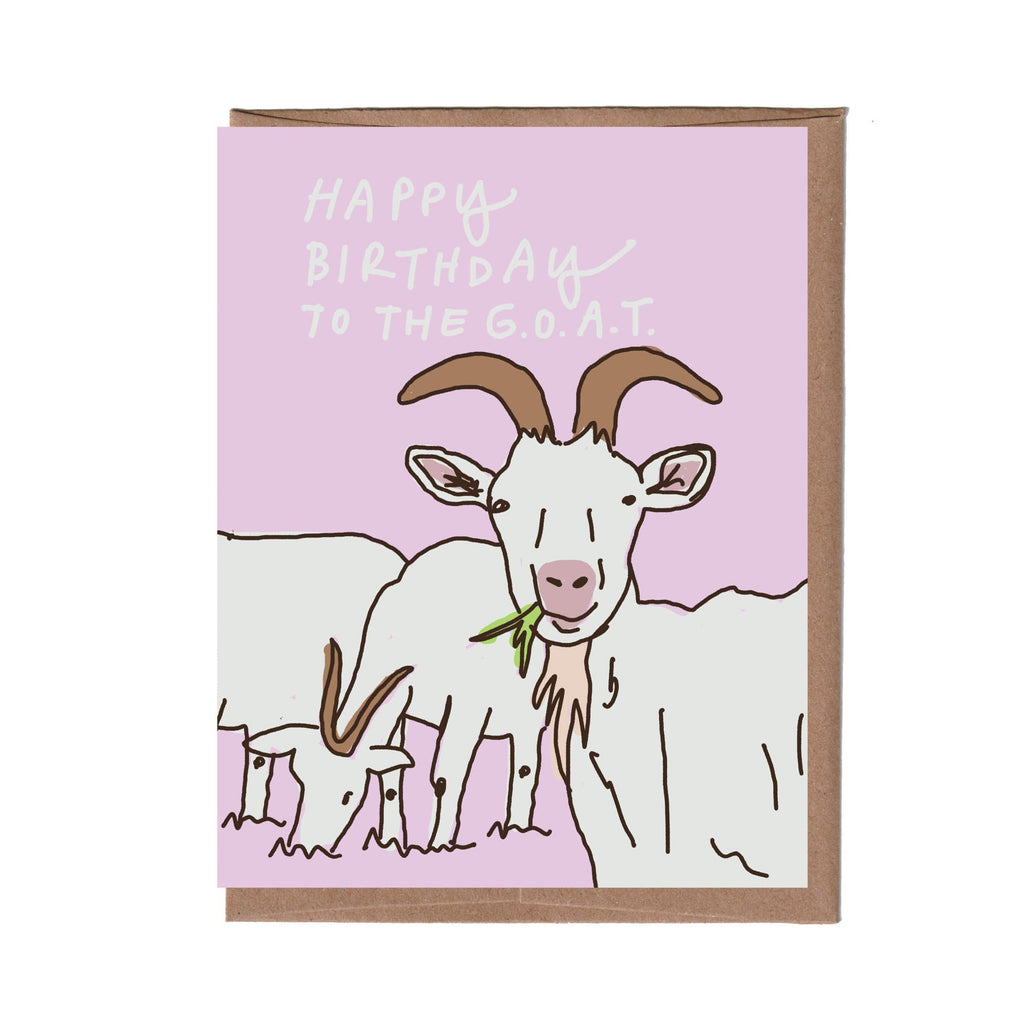 G.O.A.T. Birthday Card