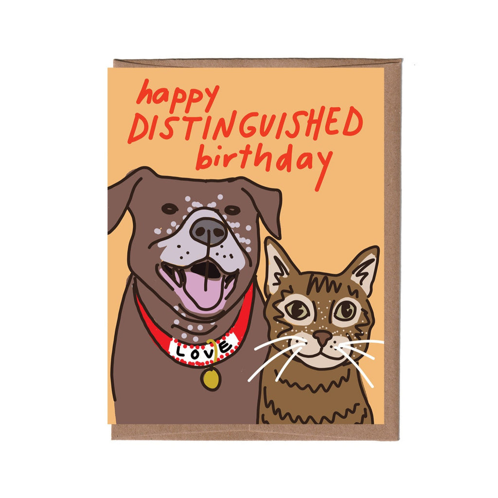 Distinguished Birthday Card