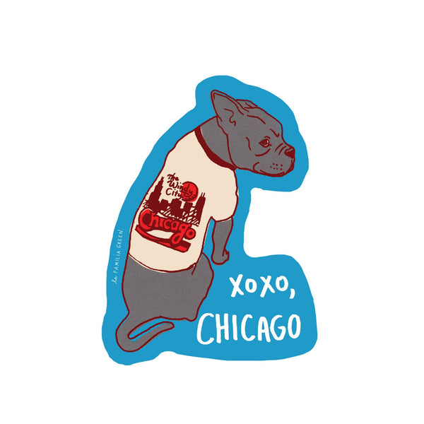 Chicago Dog Sticker