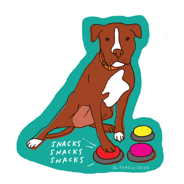 Dog Buttons Sticker