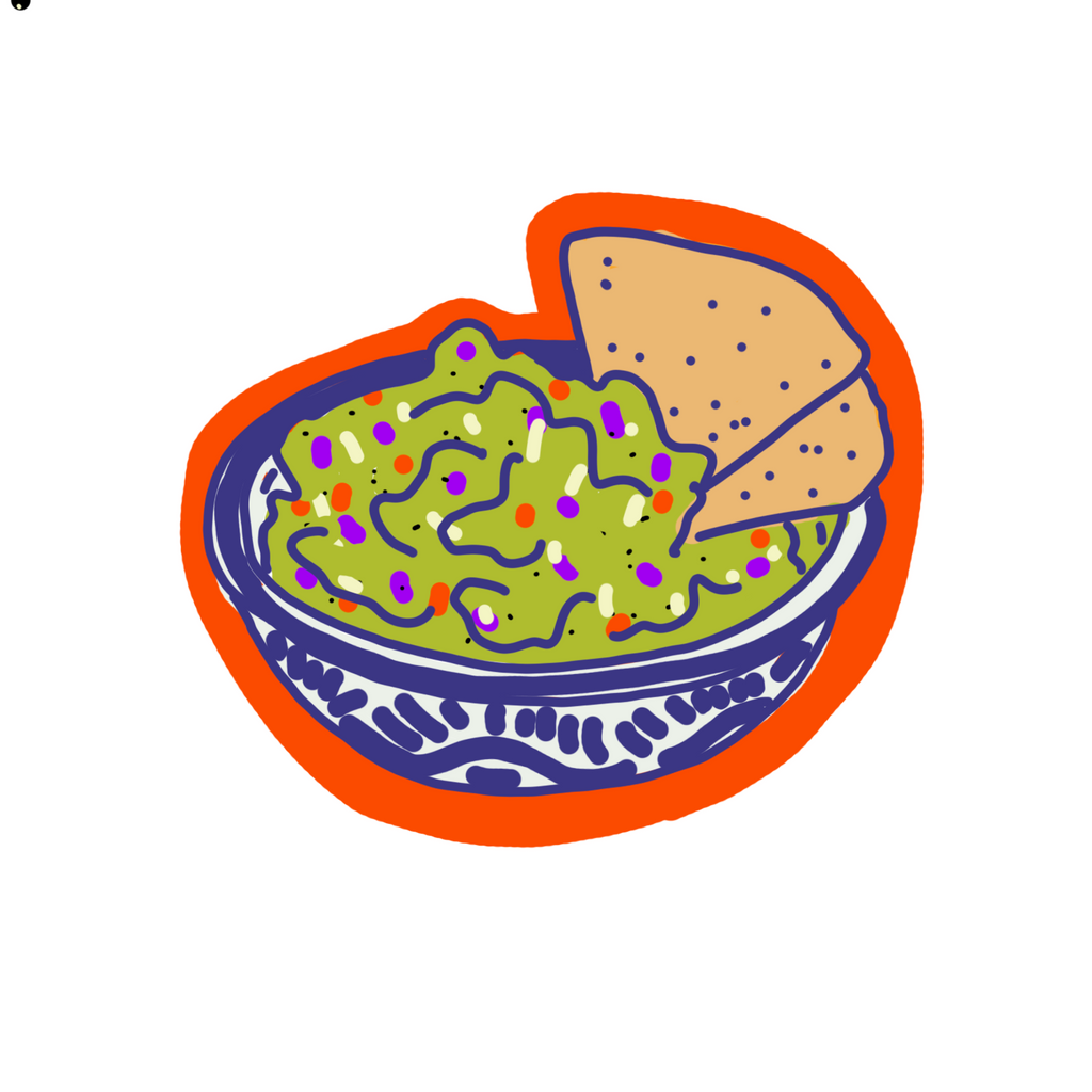 Chips & Guac Sticker