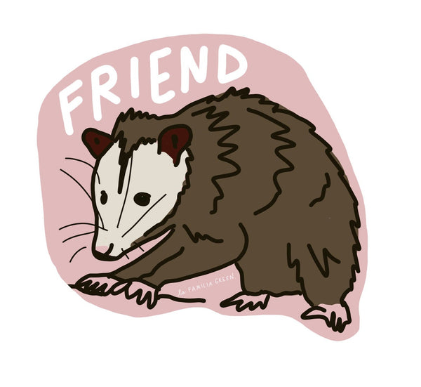 Possum Sticker