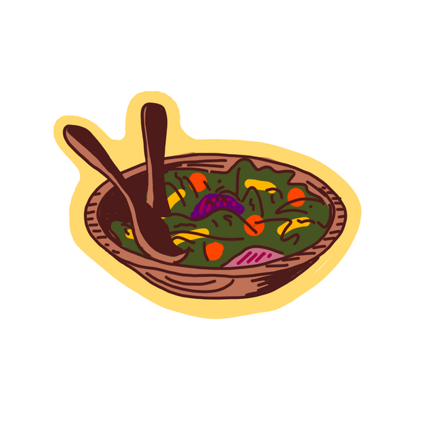 Salad Sticker