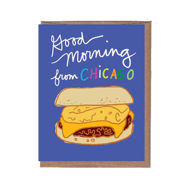 Chicago Breakfast Sandwich Card