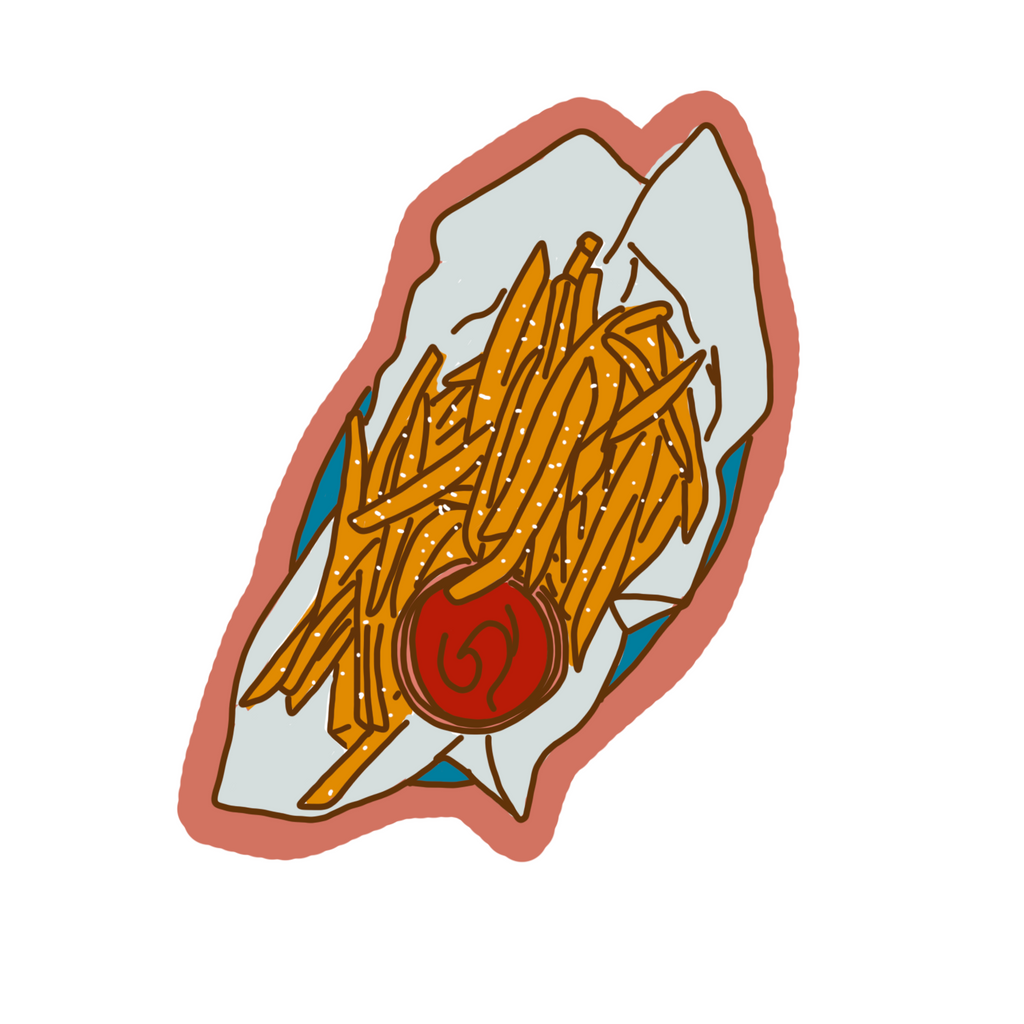 Fries Sticker