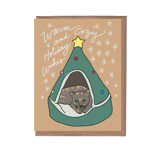 Cat Igloo Holiday Card