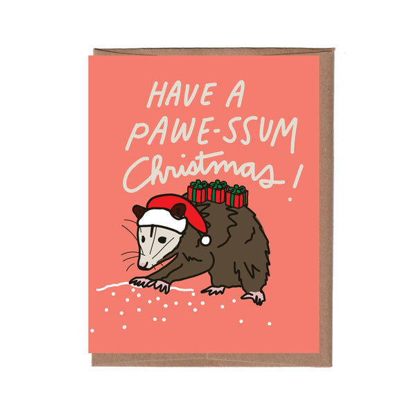 Possum Christmas Card