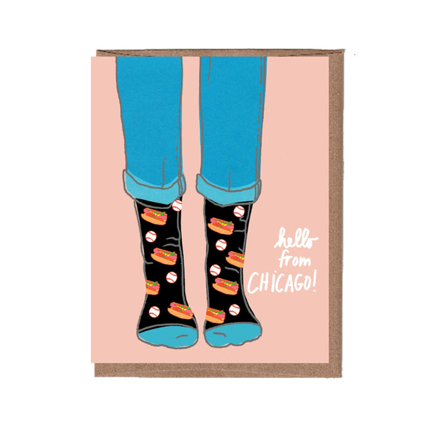 City Socks Card