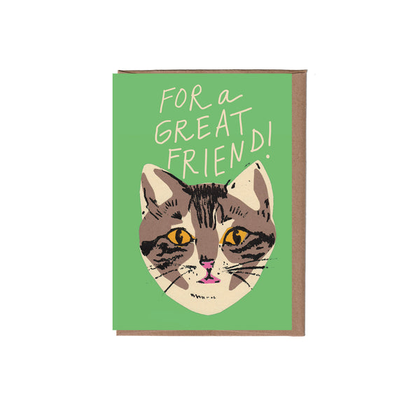 Green Cat Mini Note