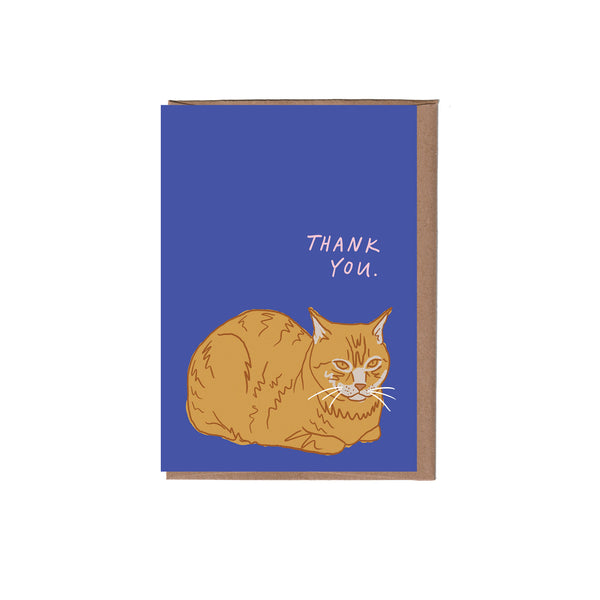 Loaf Cat Thanks Mini Note