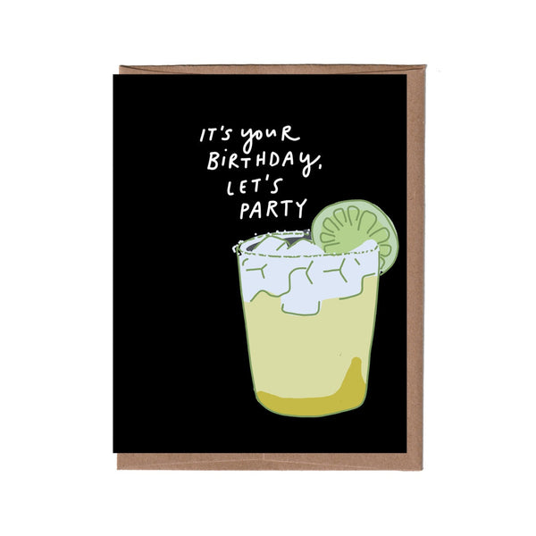 Scratch & Sniff Margarita Birthday Card