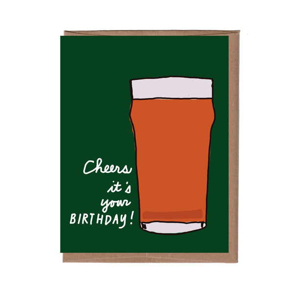 Scratch & Sniff Beer Birthday Card