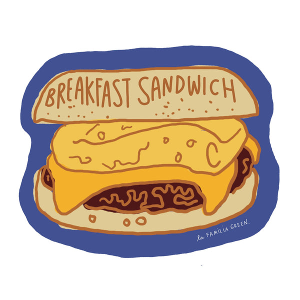 Breakfast Sandwich Sticker