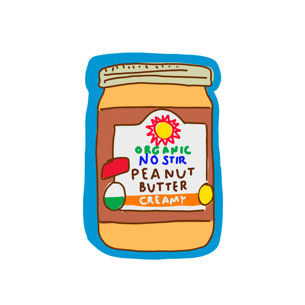 Peanut Butter Sticker