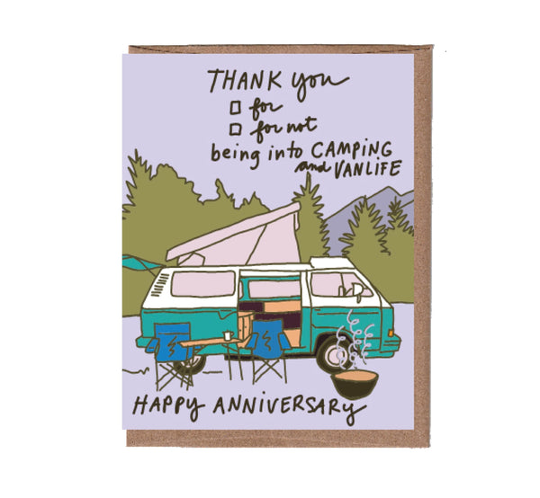 Van Life Anniversary Card