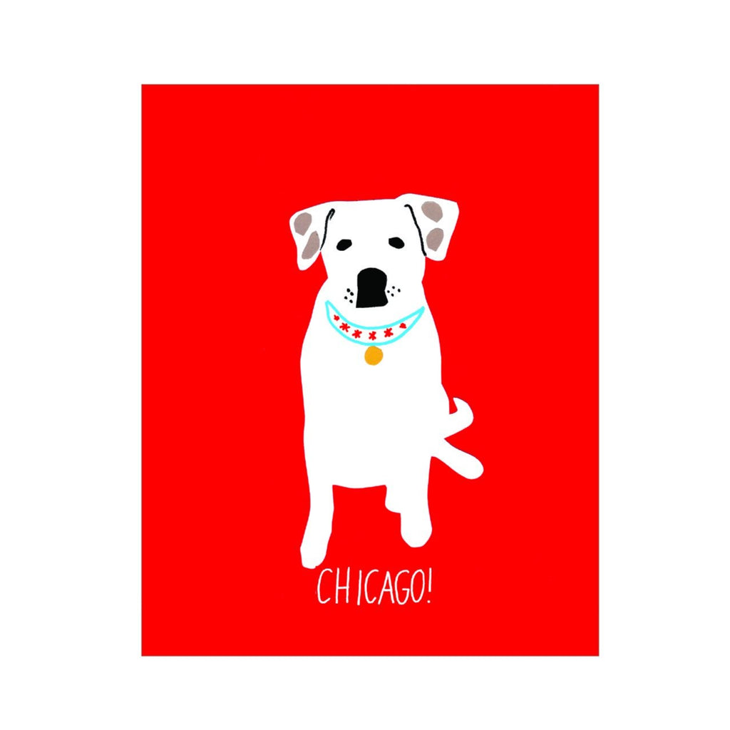 Chicago Dog Art Print