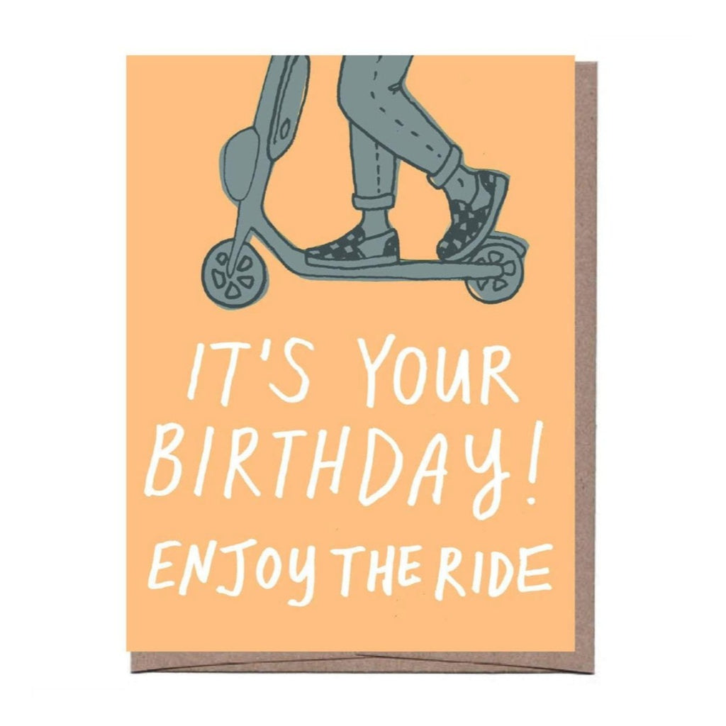 Scooter Birthday Card