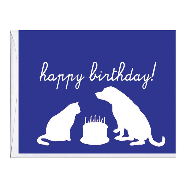 Animal Silhouettes Birthday Card