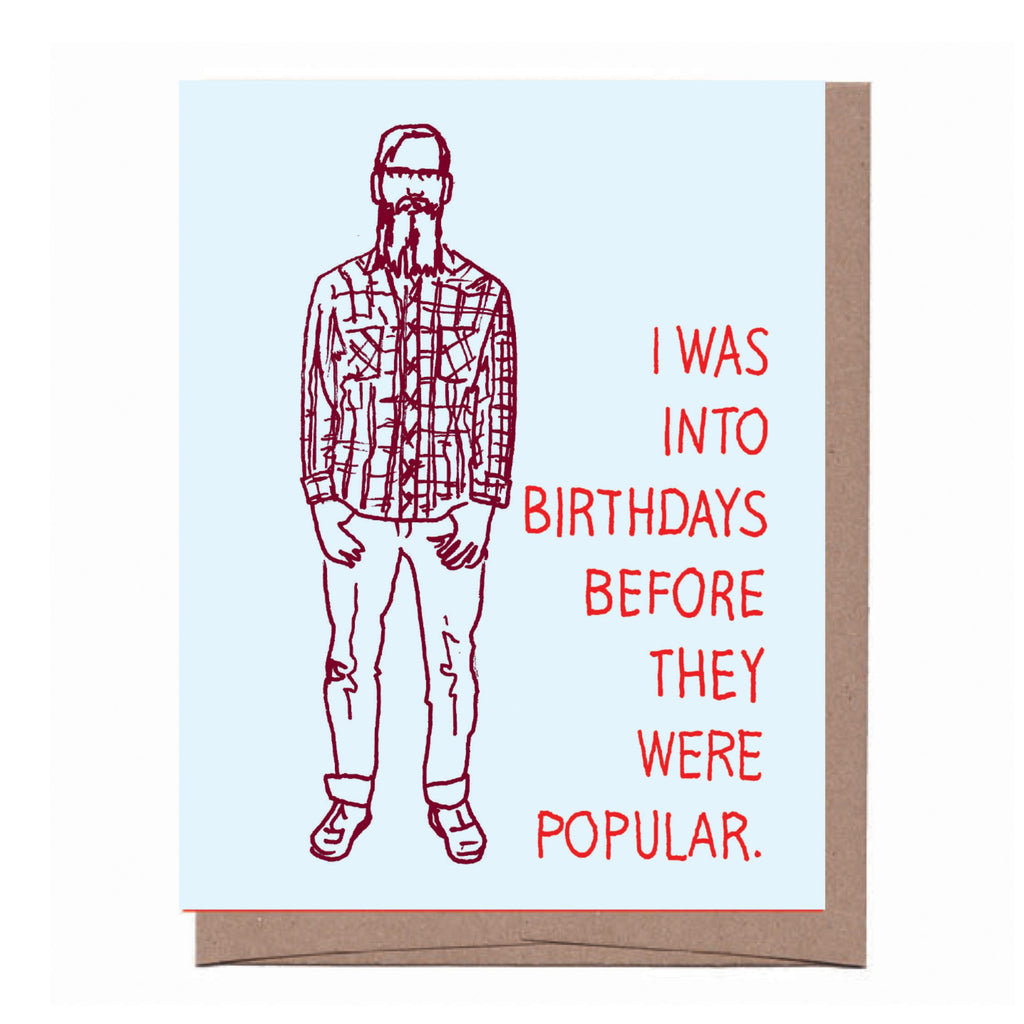 Before You Hipster Birthday Card