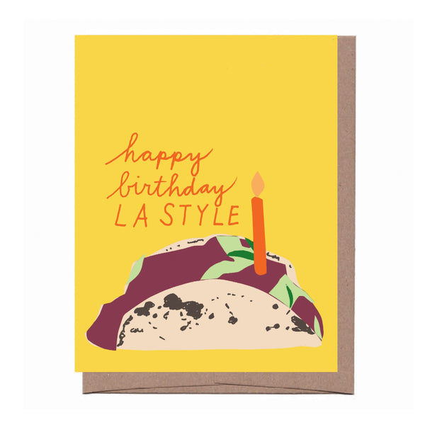 LA Taco Birthday Card