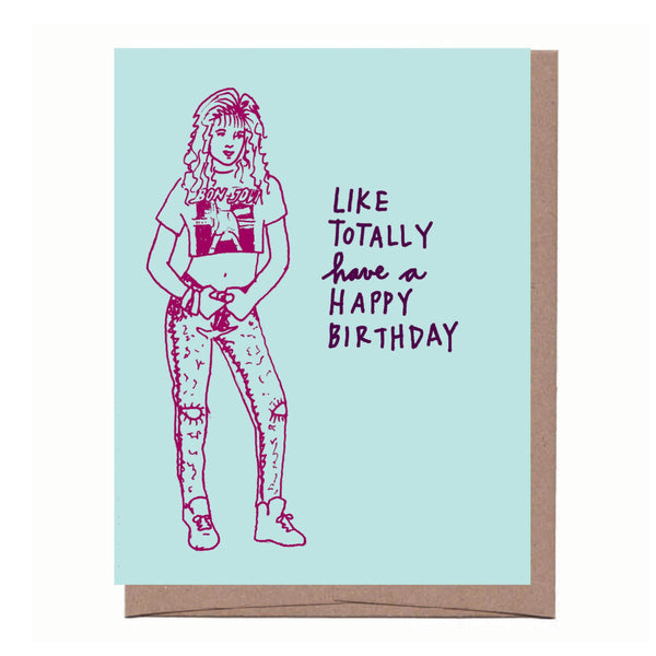 Totally 80s Birthday Card