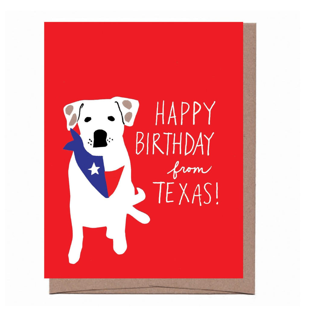 Texas Bandana Birthday Card