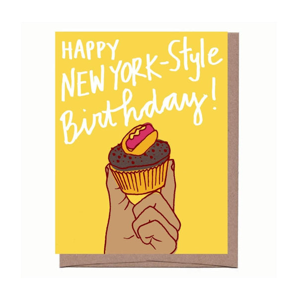 City Cupcake Birthday Card