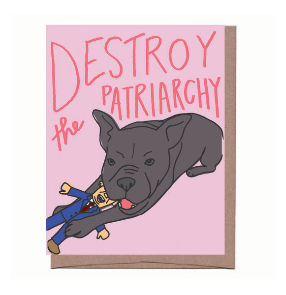 Destroy the Patriarchy Card