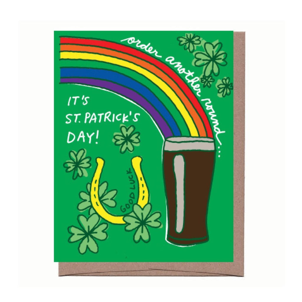 Rainbow Beer St. Patrick's Day Card