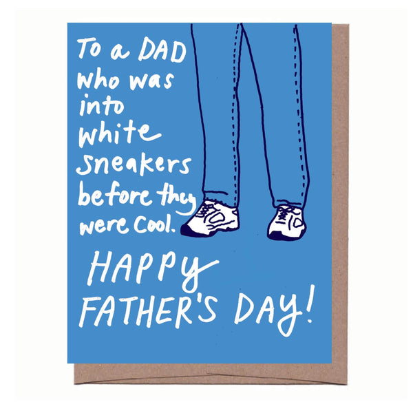White Sneakers Father's Day Card