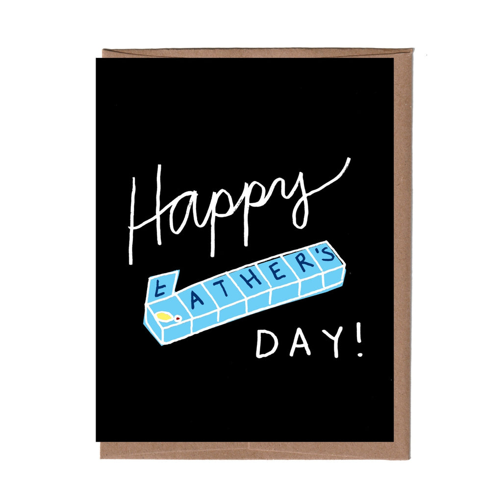 Pill Container Father's Day Card