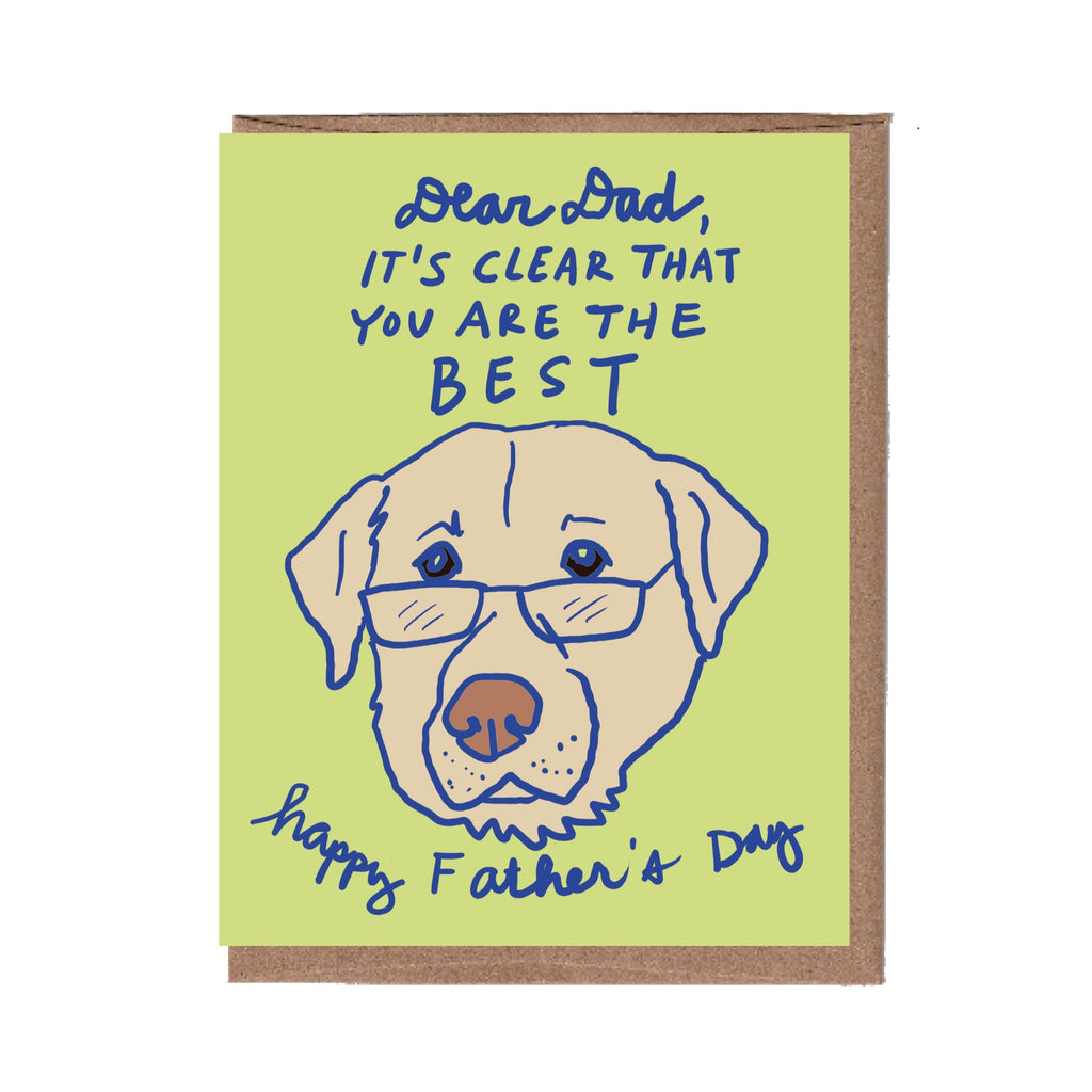 Dog Readers Father's Day Card