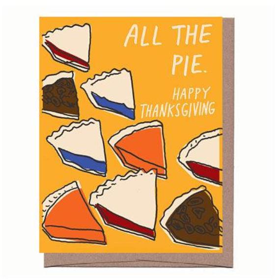 All the Pie Thanksgiving Card