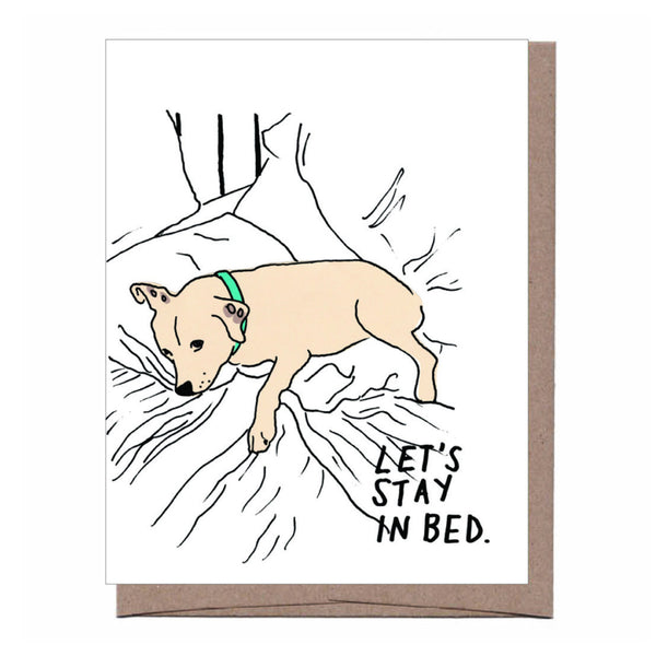 Stay in Bed Card