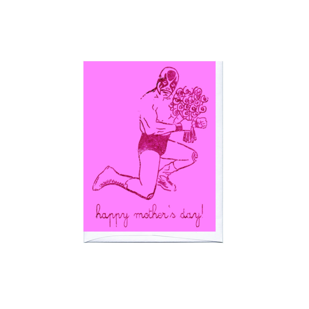 Luchador Mother's Day Card
