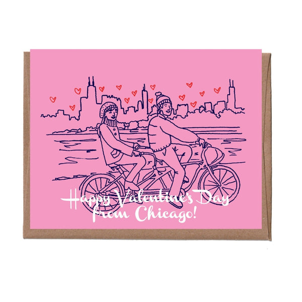 Chicago Tandem Valentine's Card