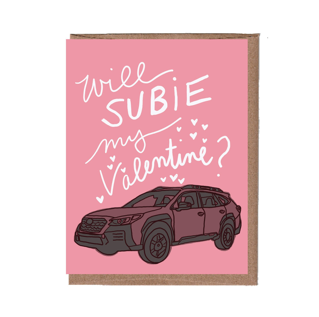 Subie My Valentine Card
